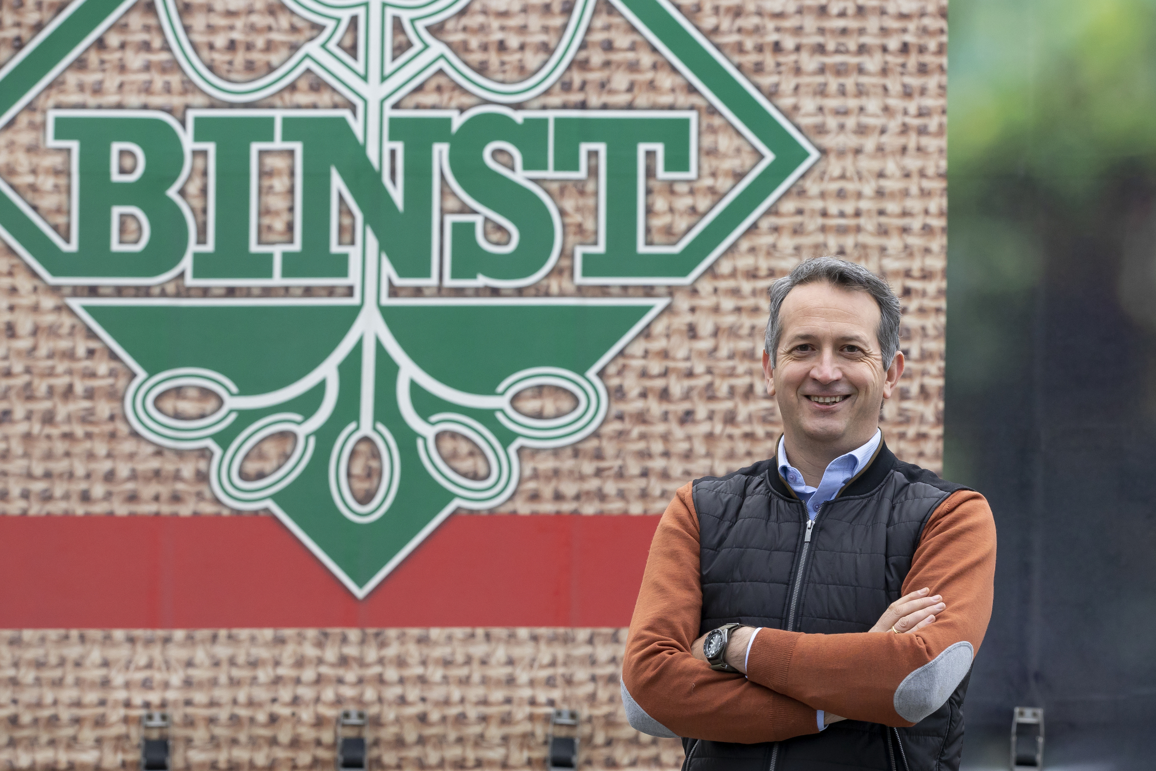 francis binst staat voor het logo van binst breeding & selection